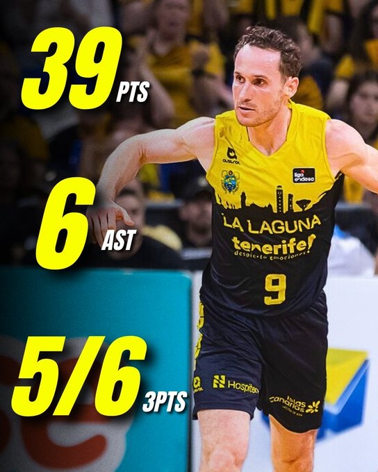 湖人舊將！42歲胡爾塔斯西甲季后賽砍39分6助 今年還斬獲聯(lián)賽MVP
