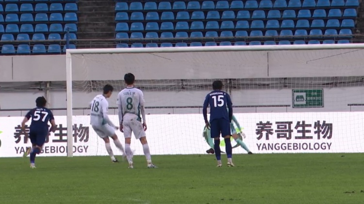 貴州筑城競技2:1武漢三鎮(zhèn)B隊(duì) 進(jìn)球瞬間 Goal!