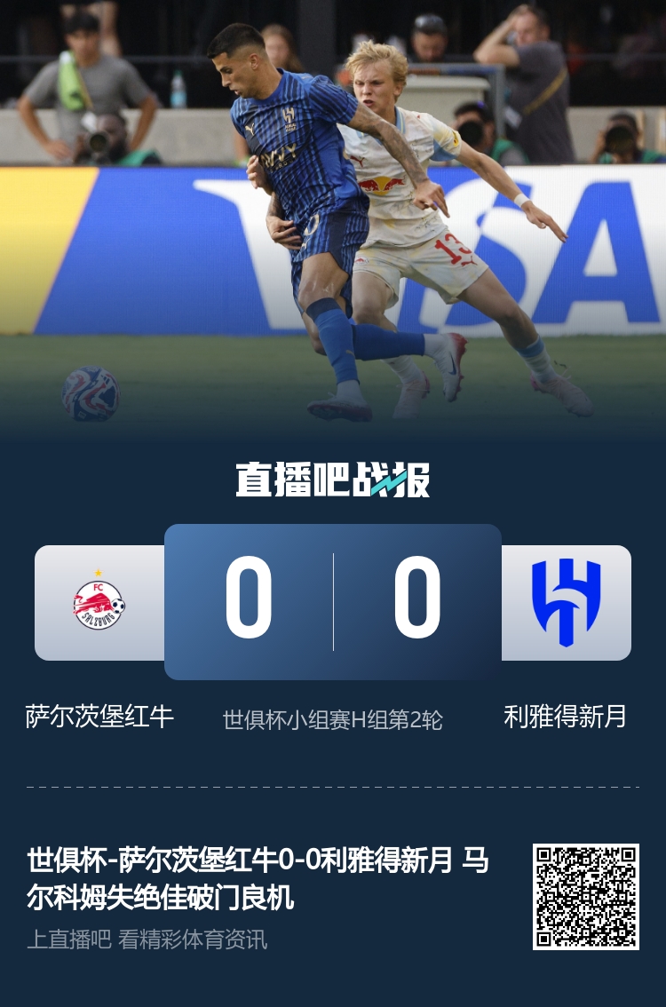 仍無勝績(jī)！亞洲球隊(duì)3隊(duì)6負(fù)墊底出局，僅新月兩平成亞洲